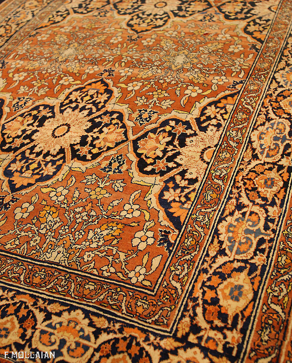 Tapis Persan Antique Tabriz Hadji djalili n°:28313292